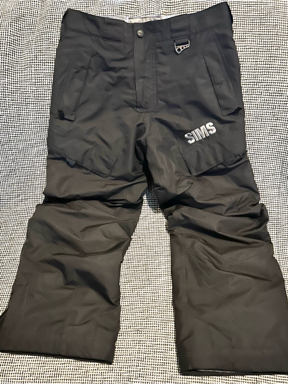 Kids Black Snow Joggers – Insulated Winter Pants